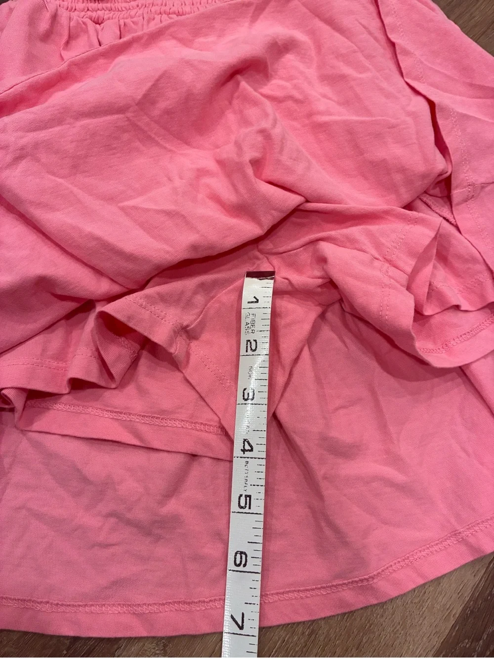 Lands’ End Pink Athletic Skort Bottoms Sports Tennis Summer Cotton 10/12 Girl